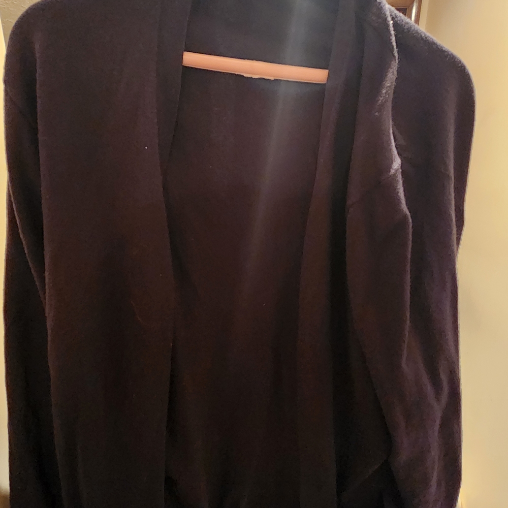 Lands' End Women's Deep Purple Cardigan